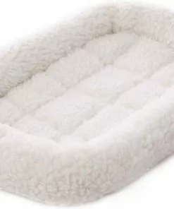 Frisco Fold & Carry Single Door Collapsible Wire Dog Crate & Frisco Quilted Dog Crate Mat, Ivory -The Frisco Store 255487 PT3. SY630 V1604075050