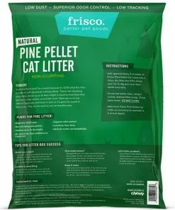 Fresh Step||Frisco Fresh Step Fresh Scent Cat Litter Deodorizing Crystals, 15-oz bottle & Frisco Pine Pellet Unscented Non-Clumping Wood Cat Litter, 40-lb bag -The Frisco Store 255591 PT4. SY630 V1603716099