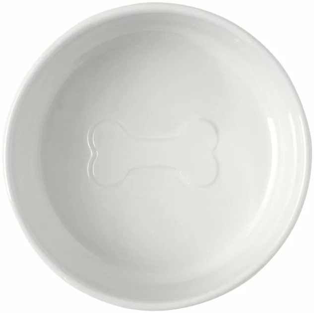 Frisco Ceramic Food Dog & Cat Bowl with Wood Base 7 Frisco Ceramic Food Dog & Cat Bowl with Wood Base - Image 5