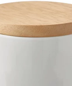 Frisco Ceramic Treat Jar with Wood Lid -The Frisco Store 256050 PT4. SY630 V1616506588