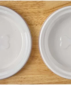 Frisco Ceramic Dog & Cat Double Diner with Elevated Wood Stand, 1.87 Cups -The Frisco Store 256052 PT5. SY630 V1615313559