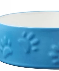 Frisco Paw Prints Non-skid Ceramic Dog & Cat Bowl, Blue 15 Frisco Paw Prints Non-skid Ceramic Dog & Cat Bowl, Blue -The Frisco Store 256067 PT7. SY630 V1615311436 scaled