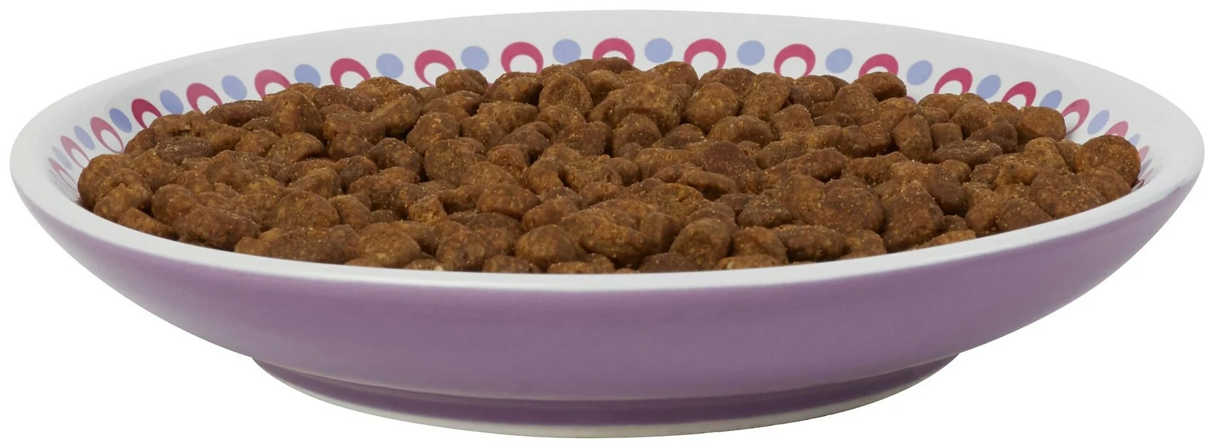 Frisco Kaleidoscope Pattern Non-skid Ceramic Cat Dish, Purple, 0.62 Cup 6 Frisco Kaleidoscope Pattern Non-skid Ceramic Cat Dish, Purple, 0.62 Cup - Image 4