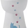 Frisco Cat Print Non-skid Elevated Ceramic Cat Bowl, Tall -The Frisco Store 256098 MAIN. SY630 V1615299993