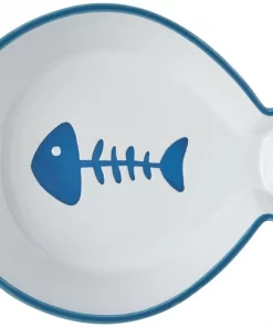 Frisco Fish Shaped Non-skid Ceramic Cat Bowl, 1.37 Cups -The Frisco Store 256111 PT4. SY630 V1616522607