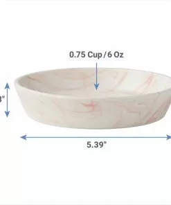 Frisco Marble Design Non-skid Ceramic Cat Dish, 0.75 Cup -The Frisco Store 256127 PT2. SY630 V1618240027
