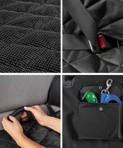 Frisco Premium Quilted Water Resistant Hammock Car Seat Cover with Seatbelt Tether & Travel Bag -The Frisco Store 258357 PT3. SY630 V1620161027