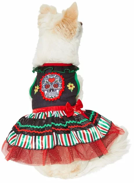 Frisco Day of the Dead Dog & Cat Costume Dress 3 Frisco Day of the Dead Dog & Cat Costume Dress