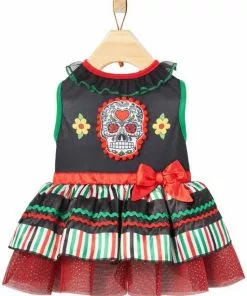 Frisco Day of the Dead Dog & Cat Costume Dress 9 Frisco Day of the Dead Dog & Cat Costume Dress -The Frisco Store 261076 PT4. SY630 V1622038680