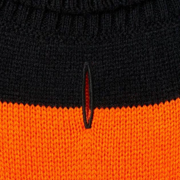 Frisco Colorblock Sequin Pumpkin Dog & Cat Sweater 7 Frisco Colorblock Sequin Pumpkin Dog & Cat Sweater - Image 5