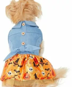Frisco Chambray Halloween Dog & Cat Dress -The Frisco Store 261165 PT3. SY630 V1633062969