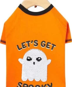 Frisco Sequin Let's Get Spooky Dog & Cat T-Shirt