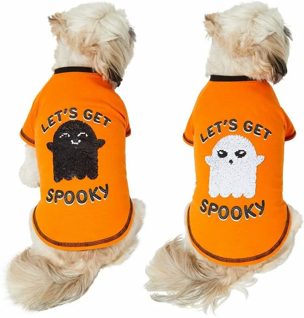 Frisco Sequin Let's Get Spooky Dog & Cat T-Shirt 5 Frisco Sequin Let's Get Spooky Dog & Cat T-Shirt - Image 3
