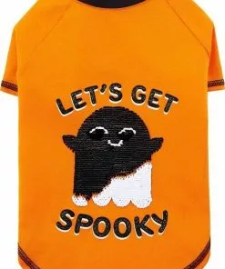 Frisco Sequin Let's Get Spooky Dog & Cat T-Shirt 12 Frisco Sequin Let's Get Spooky Dog & Cat T-Shirt -The Frisco Store 261179 PT3. SY630 V1637726855