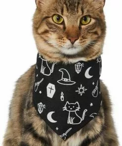 Frisco Glow in the Dark Mystical Print Dog & Cat Bandana -The Frisco Store 261218 PT2. SY630 V1633086982
