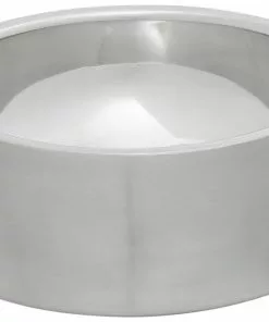 Frisco Insulated Non-Skid Flair Stainless Steel Dog & Cat Bowl, Stainless Steel