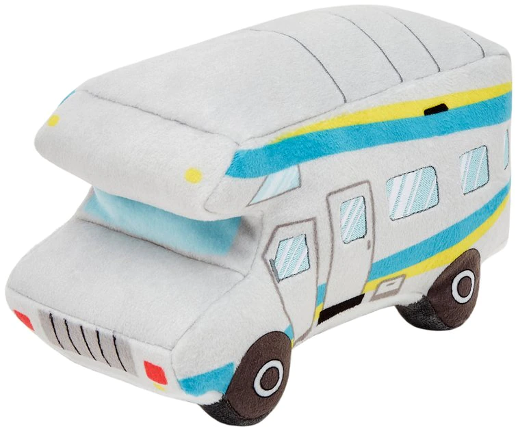 Frisco Road Trip Camper Van Plush Squeaky Dog Toy 3 Frisco Road Trip Camper Van Plush Squeaky Dog Toy