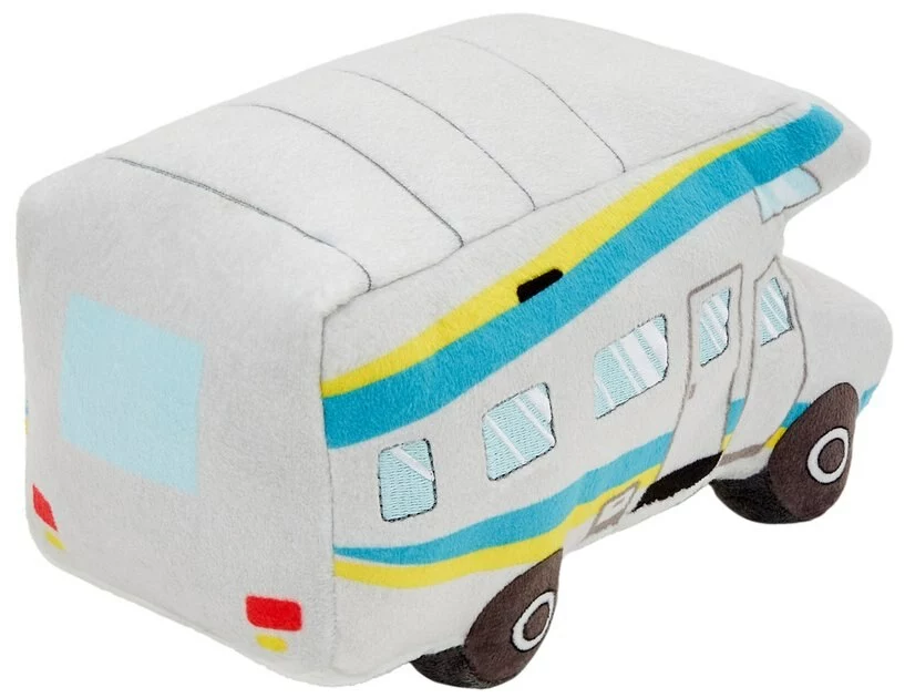 Frisco Road Trip Camper Van Plush Squeaky Dog Toy 5 Frisco Road Trip Camper Van Plush Squeaky Dog Toy - Image 3