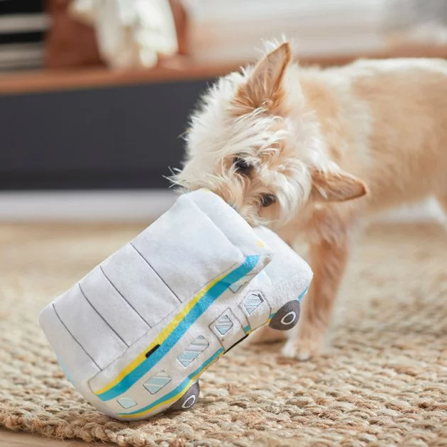 Frisco Road Trip Camper Van Plush Squeaky Dog Toy 6 Frisco Road Trip Camper Van Plush Squeaky Dog Toy - Image 4