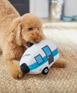 Frisco Road Trip Happy Camper Plush Squeaky Dog Toy -The Frisco Store 261990 PT3. SY630 V1619791950