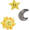 Frisco Road Trip Sun, Moon, & Star Plush Squeaky Dog Toy, 3 count -The Frisco Store 262007 MAIN. SY630 V1618598210
