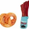 Frisco Road Trip Jerky & Pretzel Plush Squeaky Dog Toy, 2 count -The Frisco Store 262011 MAIN. SY630 V1618598317