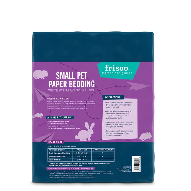Frisco Small Pet Bedding, Lavender, 56-L 4 Frisco Small Pet Bedding, Lavender, 56-L - Image 2