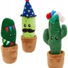 Frisco Birthday Cactus Plush Squeaky Dog Toy, 3 count -The Frisco Store 264426 MAIN. SY630 V1618924013
