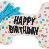 Frisco Birthday Reversible Plush Bone Squeaky Dog Toy 2 Frisco Birthday Reversible Plush Bone Squeaky Dog Toy -The Frisco Store 264432 MAIN. SY630 V1618924034