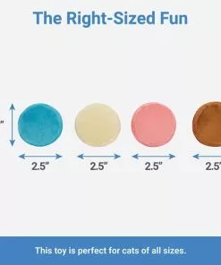 Frisco Macaron Cat Toy with Catnip, Small, 4 count -The Frisco Store 264458 PT1. SY630 V1623698253