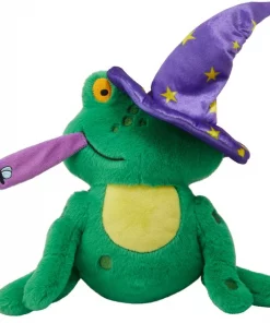Frisco Magic Wizard Frog Plush Squeaky Dog Toy