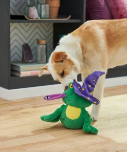 Frisco Magic Wizard Frog Plush Squeaky Dog Toy -The Frisco Store 265588 PT3. SY630 V1620939075