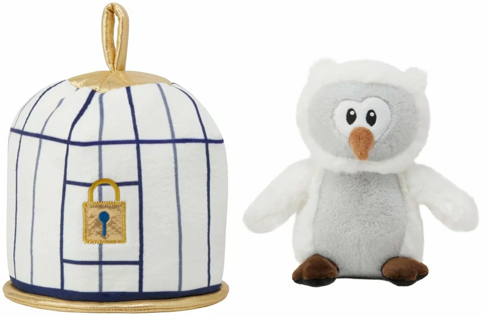 Frisco Magic Owl & Cage 2-in-1 Plush Squeaky Dog Toy 5 Frisco Magic Owl & Cage 2-in-1 Plush Squeaky Dog Toy - Image 3