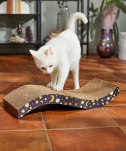Frisco Magic Moon & Stars Wave Scratcher Cat Toy with Catnip -The Frisco Store 265622 PT3. SY630 V1620939152