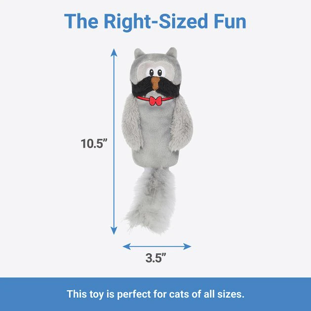 Frisco Magic Owl Plush Kicker Cat Toy with Catnip 4 Frisco Magic Owl Plush Kicker Cat Toy with Catnip - Image 2