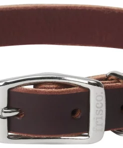 Frisco Top Grain Leather Collar