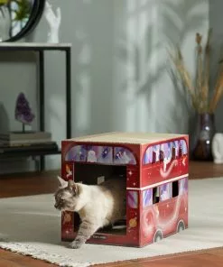 Frisco Magic Bus Cardboard Cat House, 2-Story -The Frisco Store 266701 PT3. SY630 V1621535857