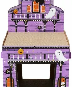 Frisco Halloween Mansion Cardboard Cat House, 2-Story 9 Frisco Halloween Mansion Cardboard Cat House, 2-Story -The Frisco Store 266705 PT2. SY630 V1621535885