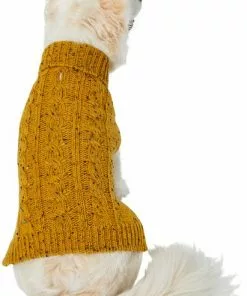 Frisco Cable Knit Dog & Cat Sweater with 60% Recycled Content