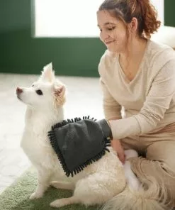 Frisco Microfiber Grooming Glove, Gray -The Frisco Store 269027 PT4. SY630 V1624553016