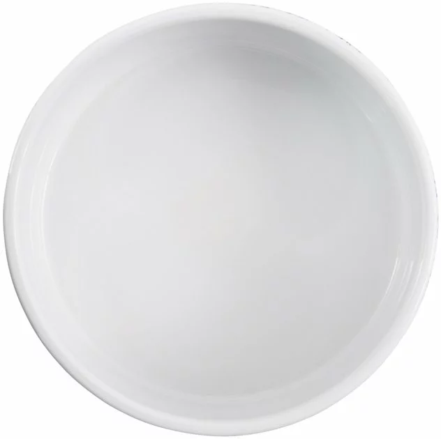 Frisco Blue Garden Non-skid Ceramic Dog Bowl 6 Frisco Blue Garden Non-skid Ceramic Dog Bowl - Image 4