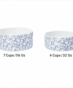 Frisco Blue Garden Non-skid Ceramic Dog Bowl 12 Frisco Blue Garden Non-skid Ceramic Dog Bowl -The Frisco Store 270197 PT5. SY630 V1620913360