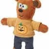 Frisco Halloween Good Bear, Bad Bear Reversible Plush Cat Toy with Catnip