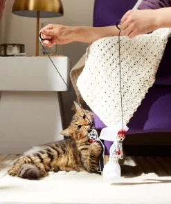 Frisco Sugar Skull Bride & Groom Bouncy Cat Toy with Catnip, 2 count -The Frisco Store 270343 PT3. SY630 V1624817778