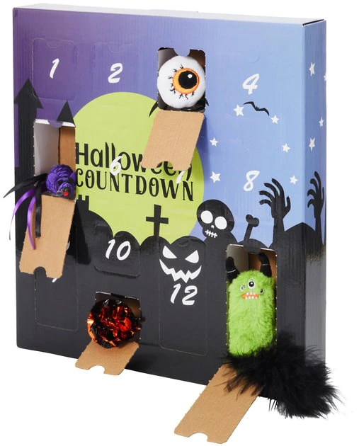 Frisco Halloween 13 Day Advent Calendar with Toys for Cats 3 Frisco Halloween 13 Day Advent Calendar with Toys for Cats