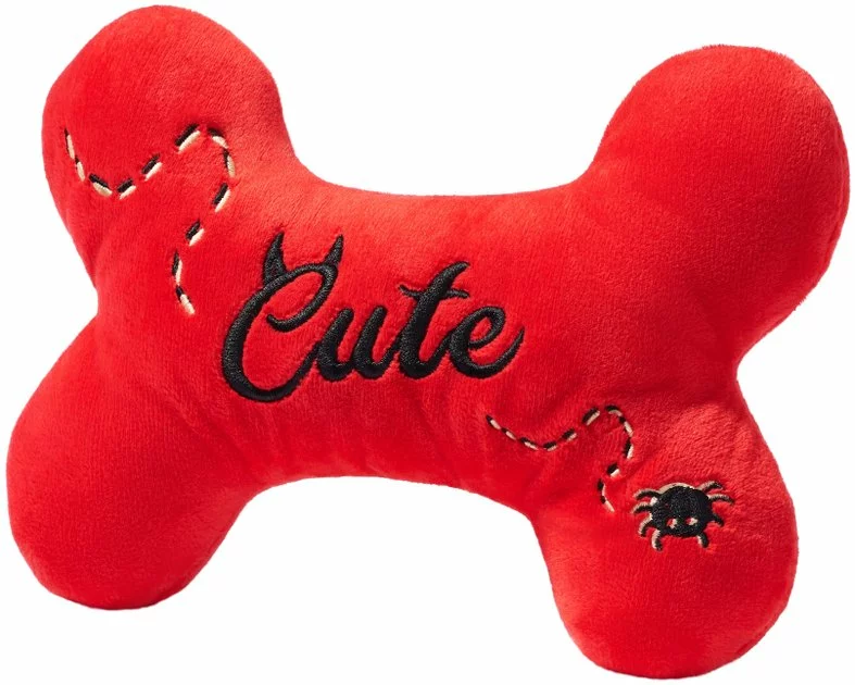 Frisco Wicked Cute Bone Reversible Plush Squeaky Dog Toy 3 Frisco Wicked Cute Bone Reversible Plush Squeaky Dog Toy