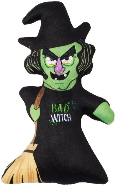 Frisco Halloween Good Witch, Bad Witch Reversible Plush Squeaky Dog Toy 5 Frisco Halloween Good Witch, Bad Witch Reversible Plush Squeaky Dog Toy - Image 3