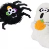 Frisco Halloween Spider & Ghost Plush Squeaky Dog Toy, 2 count -The Frisco Store 270433 MAIN. SY630 V1624071158