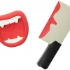 Frisco Halloween Vampire Teeth & Knife Latex Squeaky Dog Toy, 2 count -The Frisco Store 270512 MAIN. SY630 V1624071204