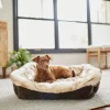 Frisco Faux Fur Rectangular Bolster Cat & Dog Bed -The Frisco Store 270888 MAIN. SY630 V1626881200